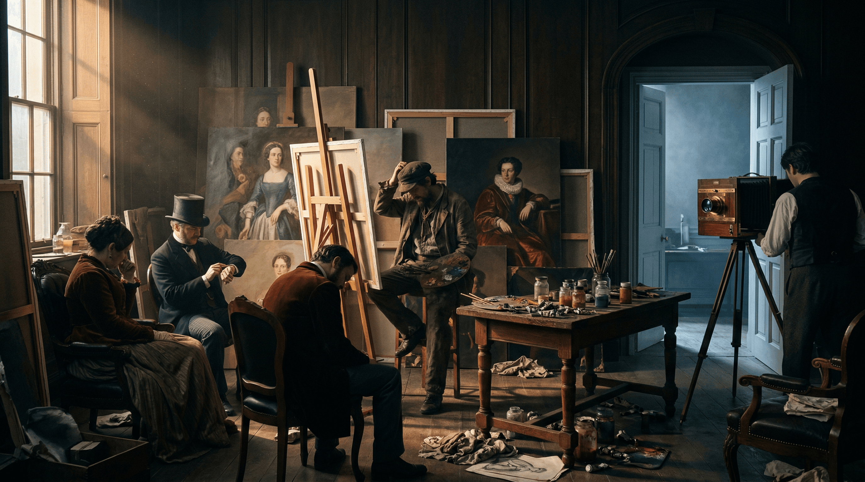 Portrait Painters Overload Sparks Photography Empire