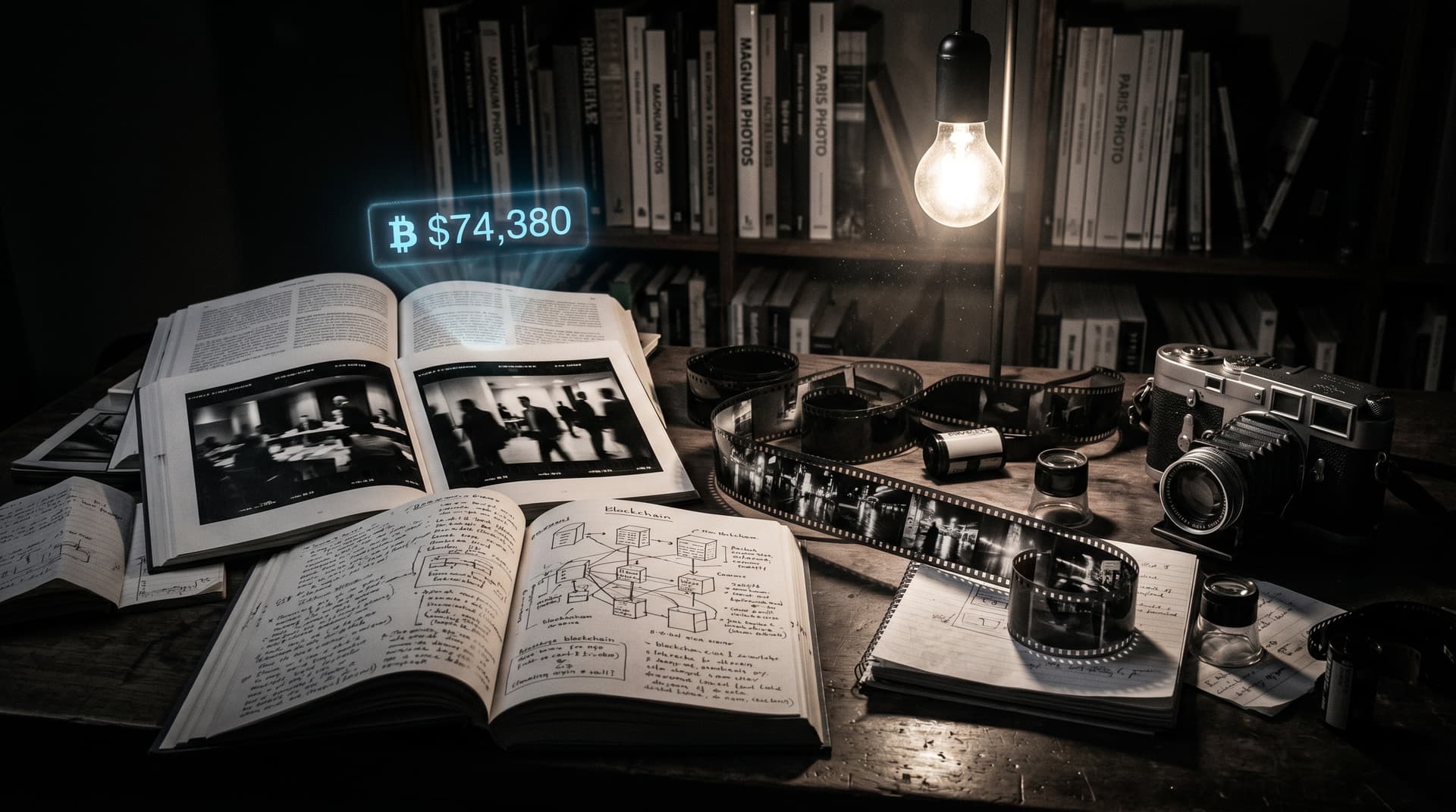 Crypto Biographies Use Visuals as BTC Hits $74K, Fear 23