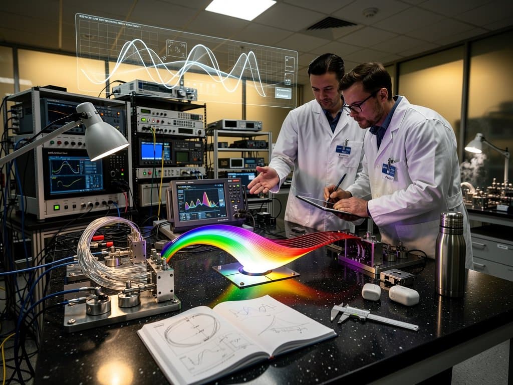 Photonic chip emits 450-2300 nm supercontinuum spectrum with holographic art projections in NIST lab