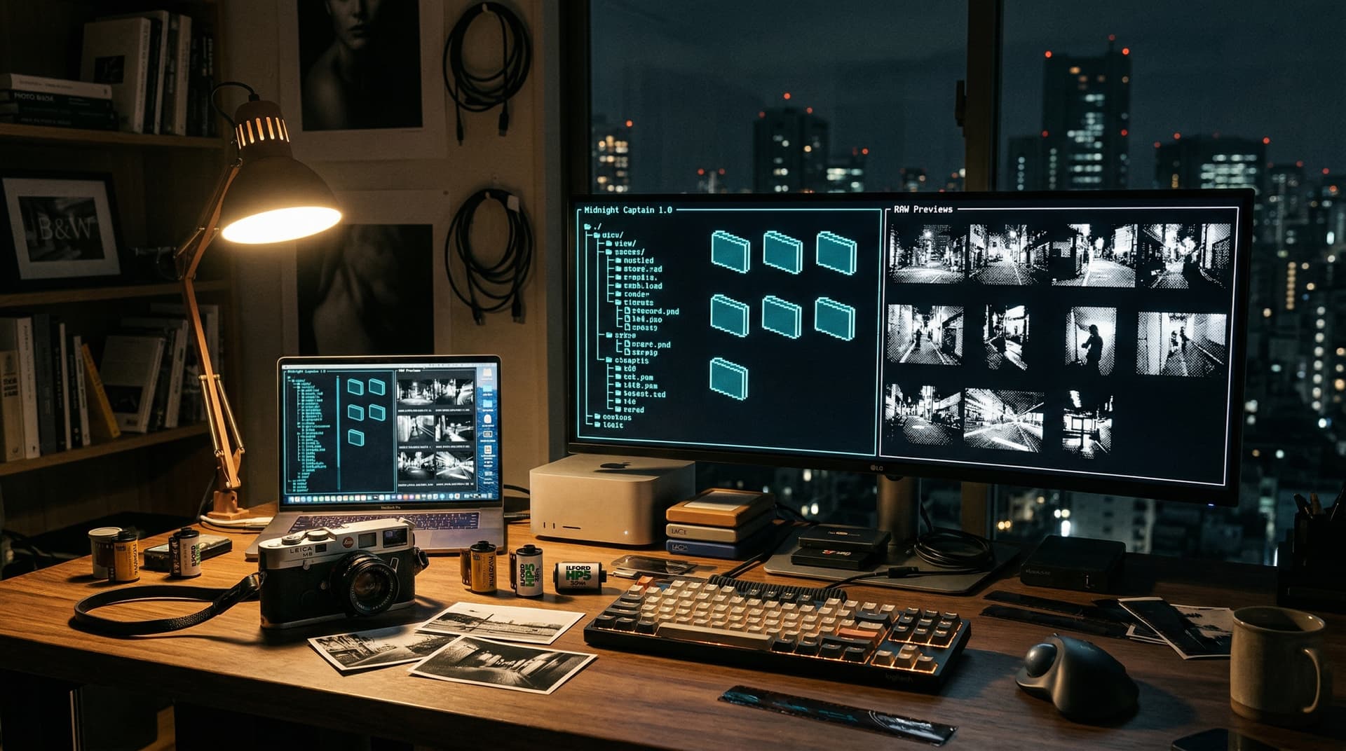 Midnight Captain 1.0 Launches Retro File Manager for Photographers